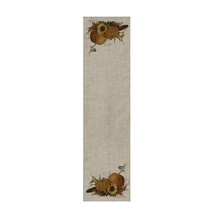 HERITAGE LACE 16 x 54 in. Harvest Pumpkin Table Runner CNW1654NA-0891